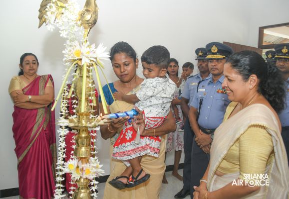 SLAF SEVA VANITHA UNIT CONDUCTS A
HOUSE WARMING CEREMONY